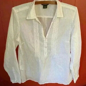 Eddie Bauer peasant top women M
